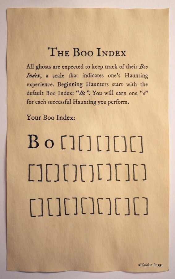 How to Haunt: A Beginner's Guide - The Boo Index
