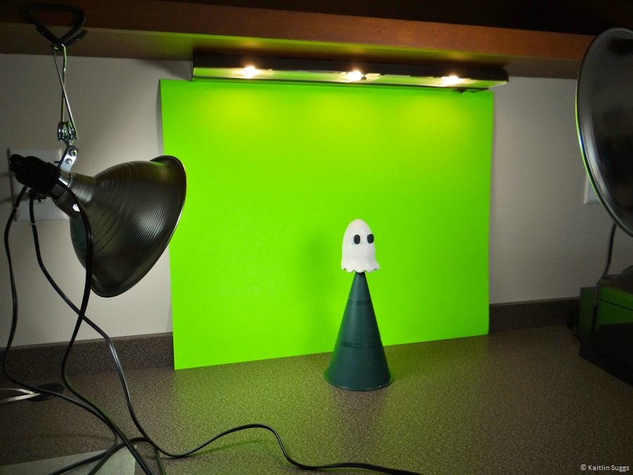 Filming set-up for Bo in How to Haunt: A Beginner's Guide
