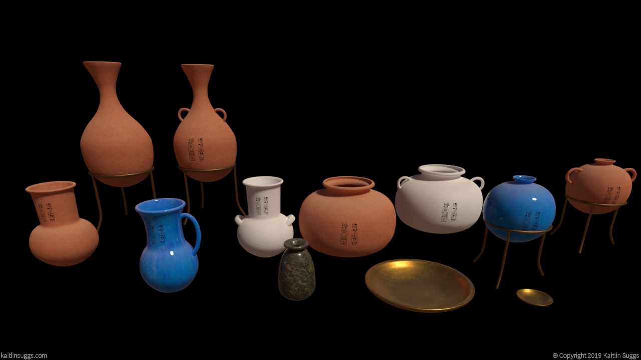 Assortment of jars and vessels