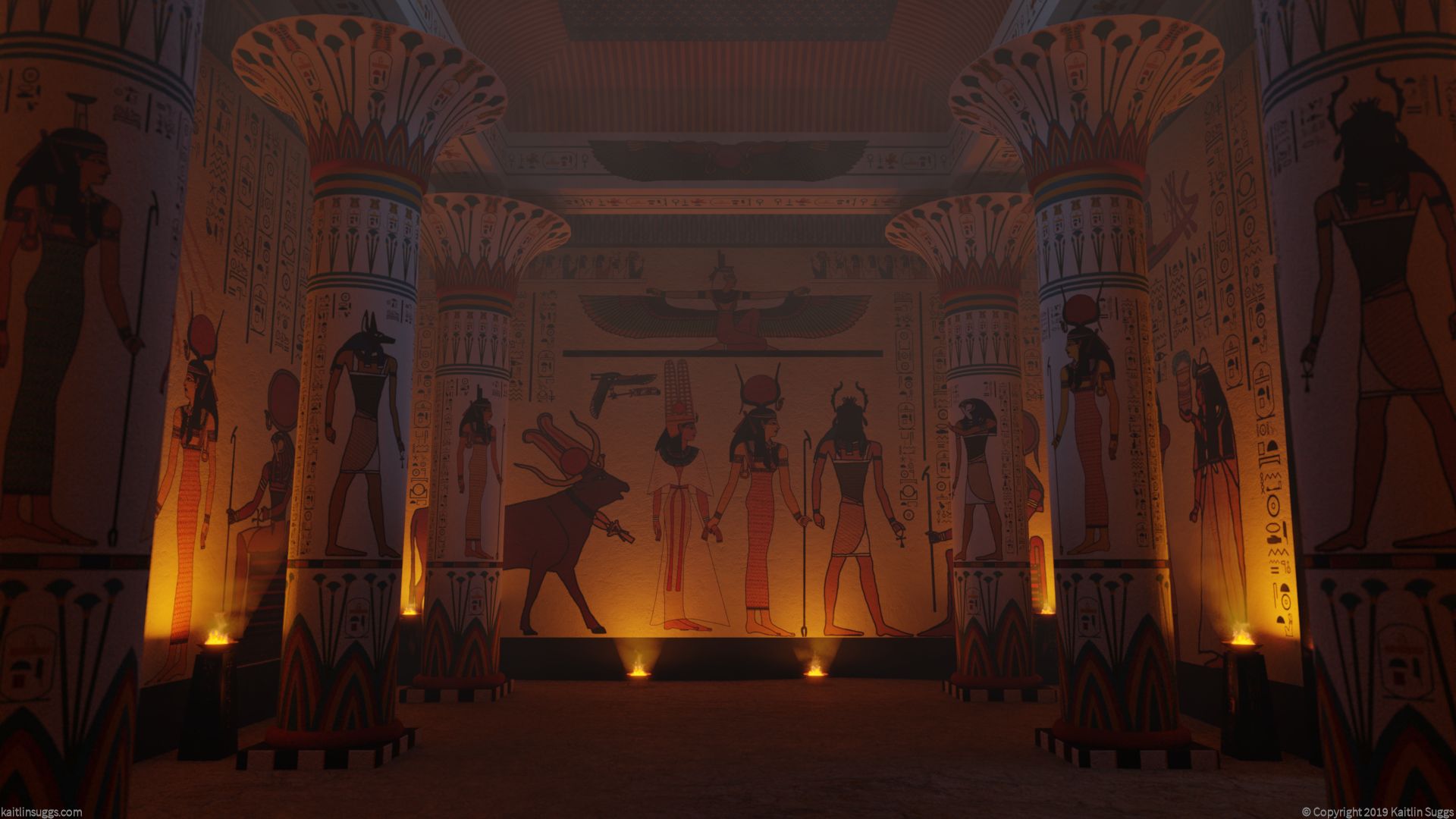 Temple Room, House of Millions of Years of King Hetepy